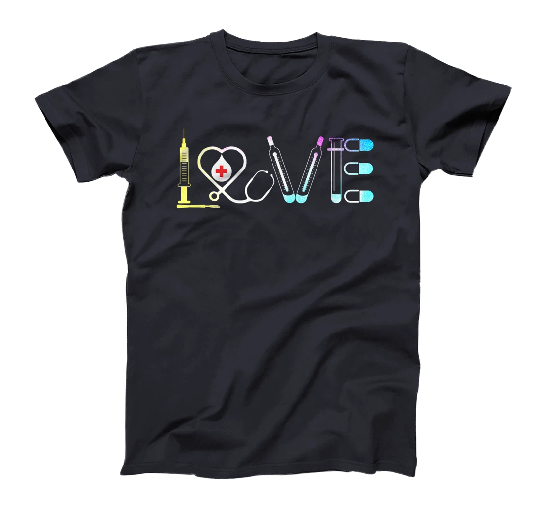 Love Nurse Life Superhero Nurse Women Mens T-Shirt, Women T-Shirt