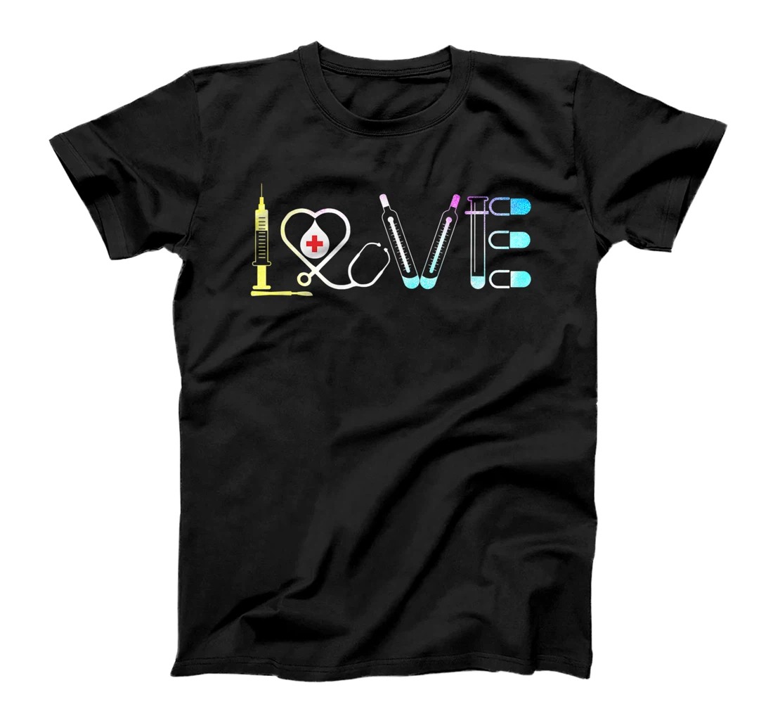 Love Nurse Life Superhero Nurse Women Mens T-Shirt, Women T-Shirt