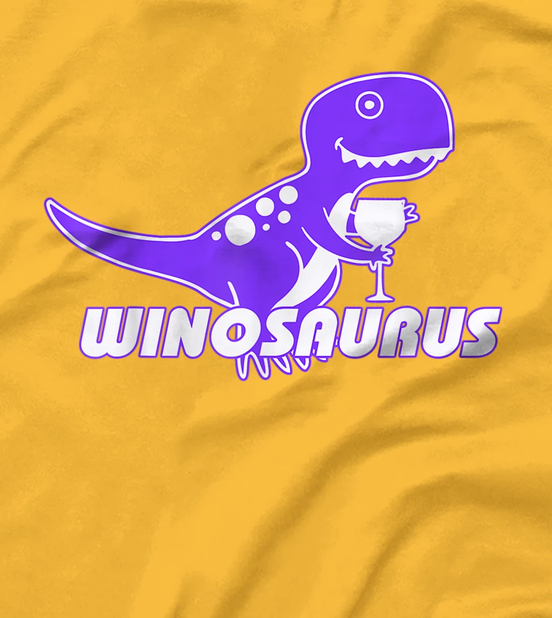 Winosaurus Purple - Funny Wine Dinosaur Pun Vineyard T-Shirt, Women T-Shirt