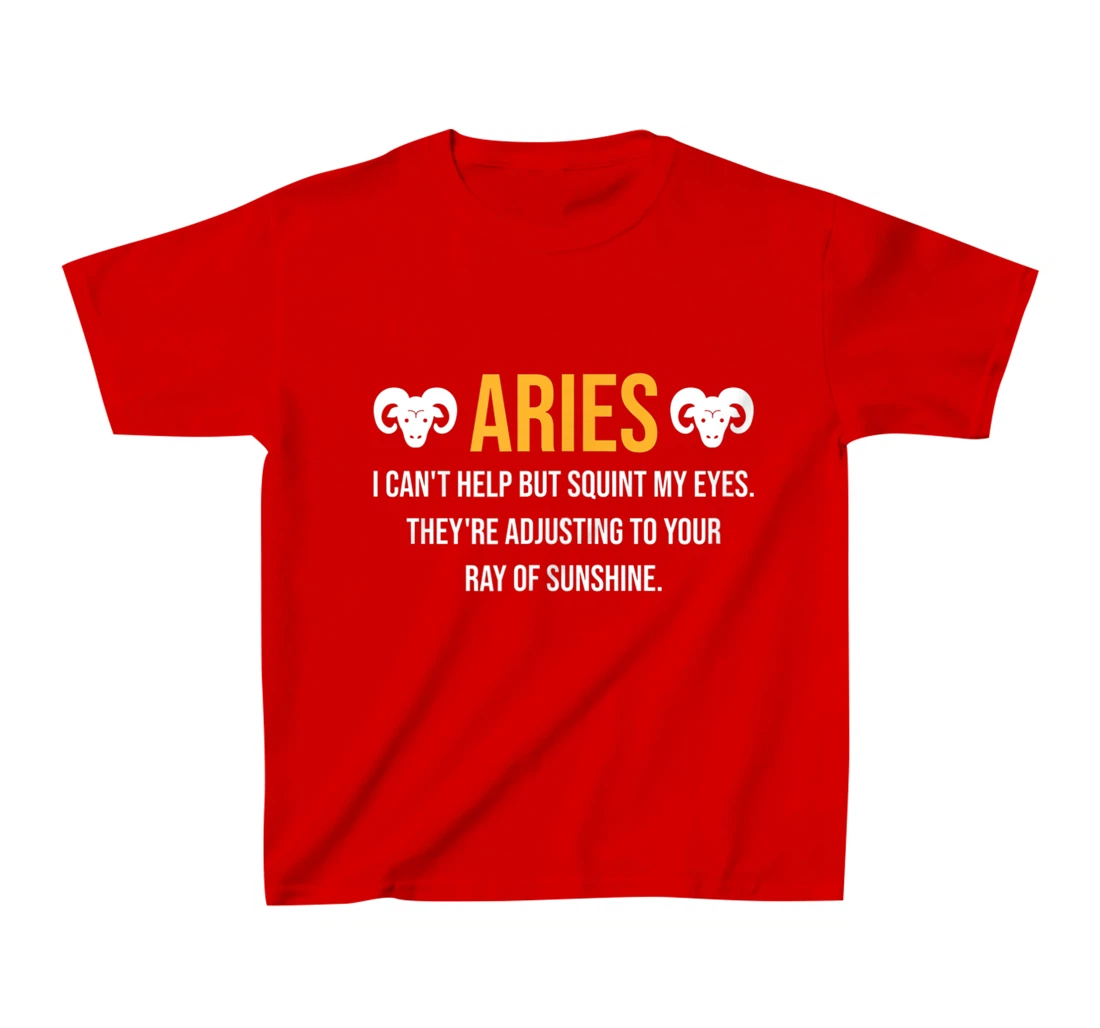 Aries Facts Astrology Quote Horoscope Zodiac Sign T-Shirt, Kid T-Shirt and Women T-Shirt