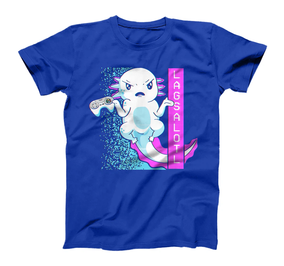 Axolotl Gamer Lag Funny Video Gaming Game Lagsalotl T-Shirt, Kid T-Shirt and Women T-Shirt