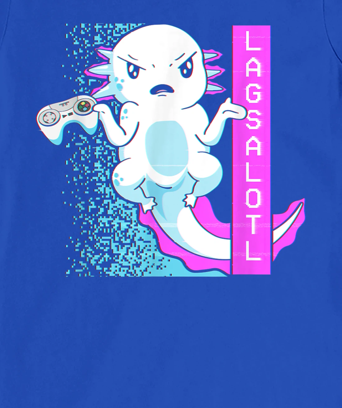 Axolotl Gamer Lag Funny Video Gaming Game Lagsalotl T-Shirt, Kid T-Shirt and Women T-Shirt