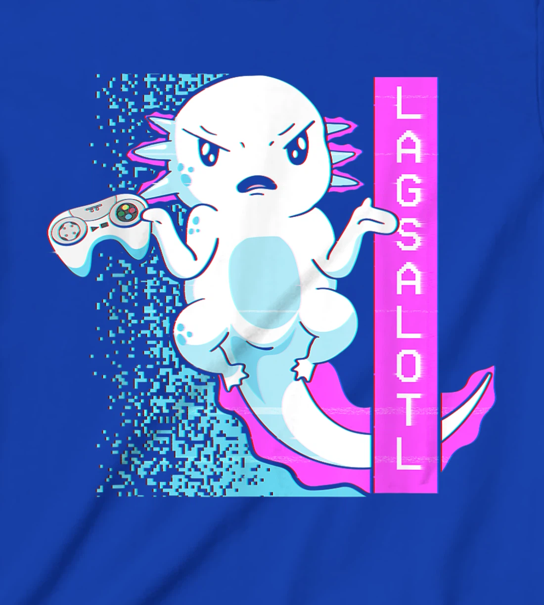 Axolotl Gamer Lag Funny Video Gaming Game Lagsalotl T-Shirt, Kid T-Shirt and Women T-Shirt