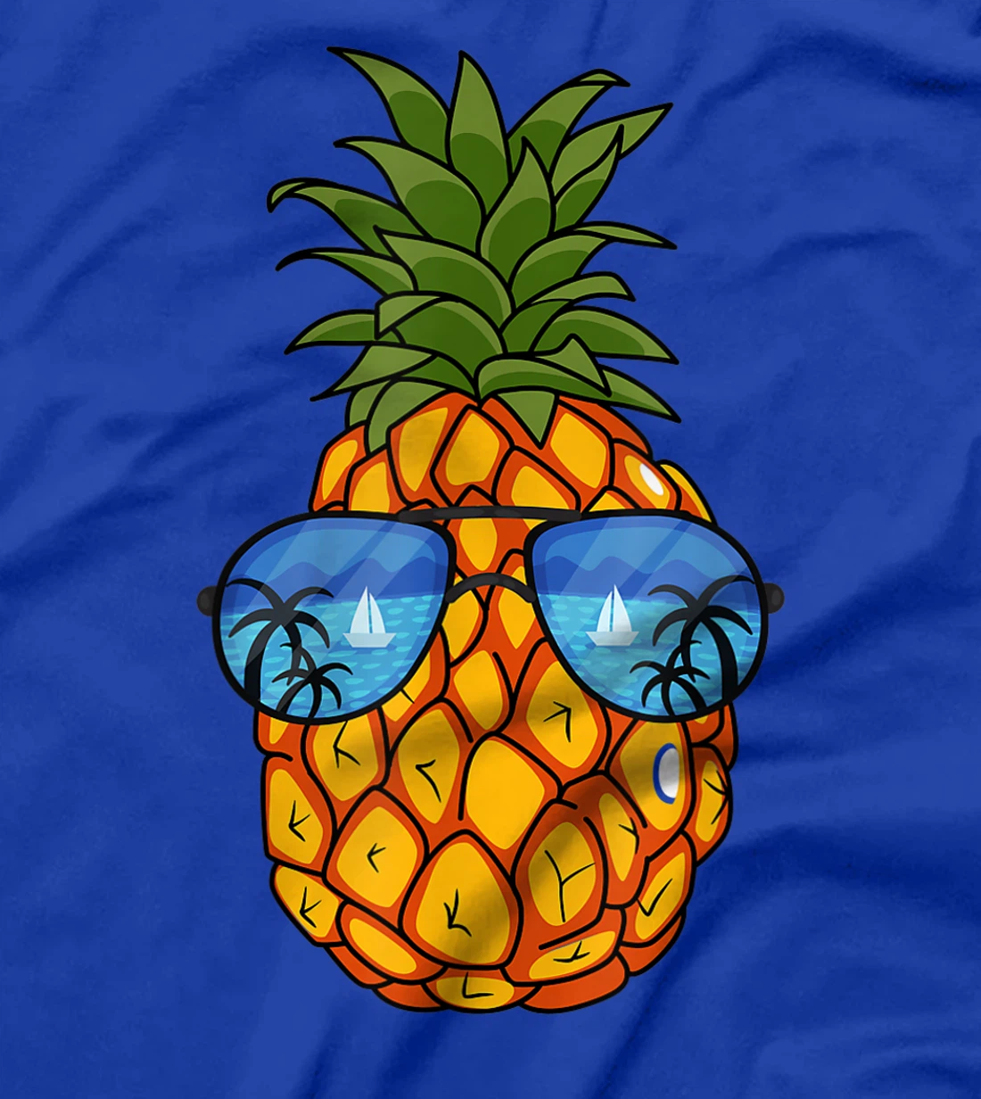 Funny Pineapple Sunglasses Aloha Beaches Hawaii Hawaiian Tee T-Shirt, Kid T-Shirt and Women T-Shirt