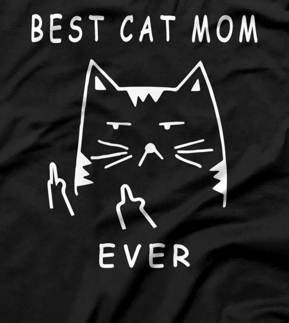 funny cat best cat mom ever meow with my cat funny gift T-Shirt