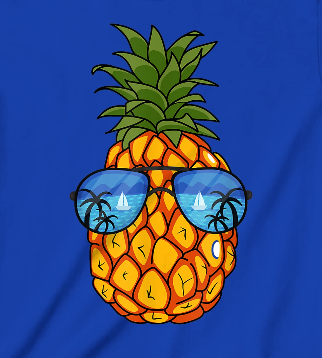 Funny Pineapple Sunglasses Aloha Beaches Hawaii Hawaiian Tee T-Shirt, Kid T-Shirt and Women T-Shirt