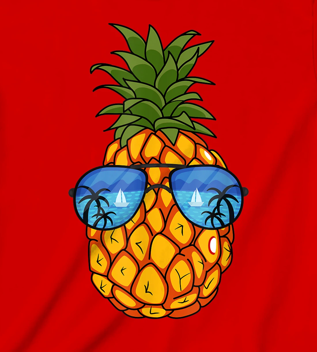 Funny Pineapple Sunglasses Aloha Beaches Hawaii Hawaiian Tee T-Shirt, Kid T-Shirt and Women T-Shirt