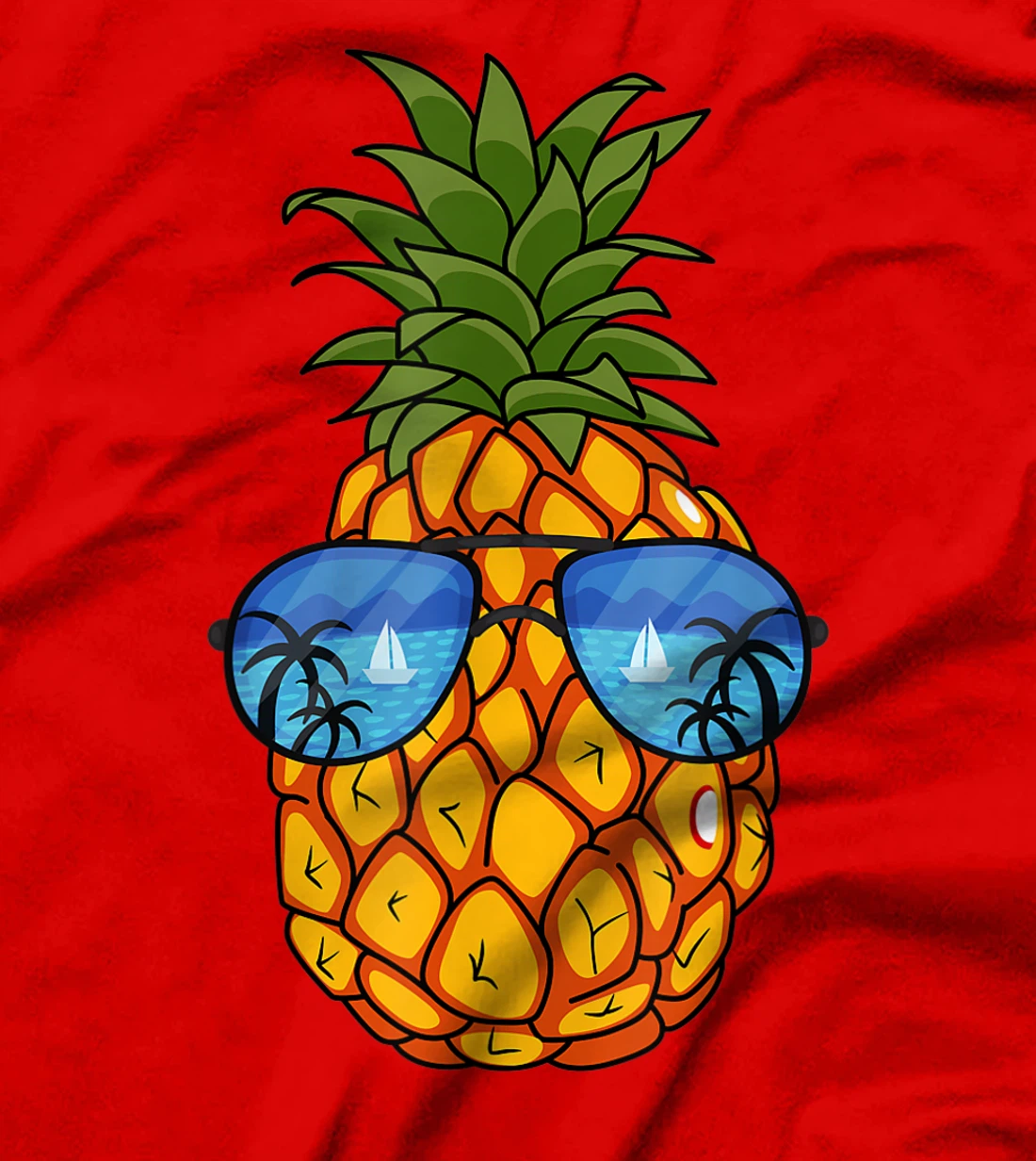 Funny Pineapple Sunglasses Aloha Beaches Hawaii Hawaiian Tee T-Shirt, Kid T-Shirt and Women T-Shirt