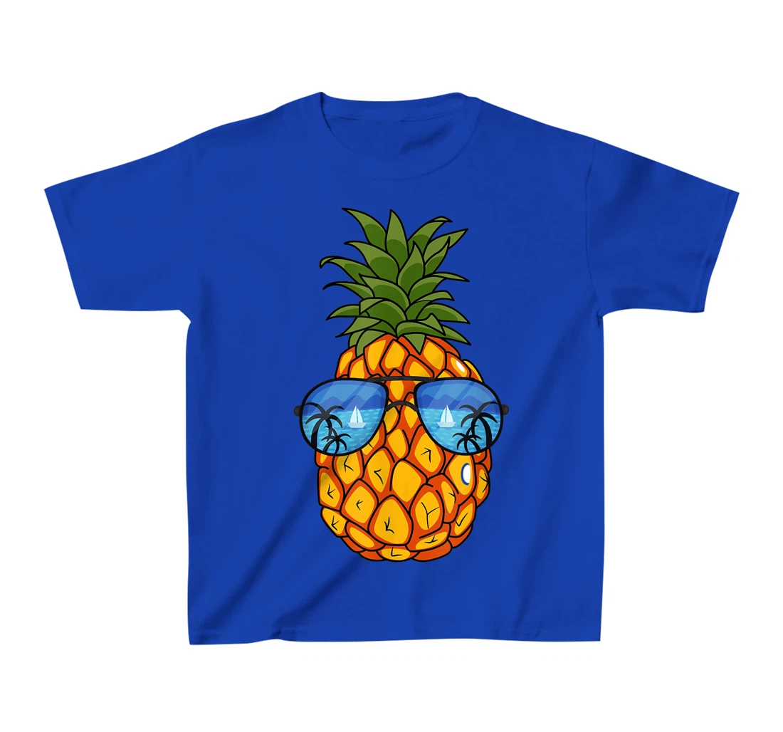 Funny Pineapple Sunglasses Aloha Beaches Hawaii Hawaiian Tee T-Shirt, Kid T-Shirt and Women T-Shirt