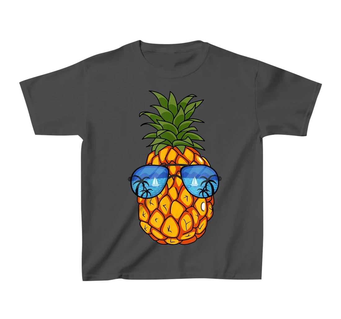 Funny Pineapple Sunglasses Aloha Beaches Hawaii Hawaiian Tee T-Shirt, Kid T-Shirt and Women T-Shirt