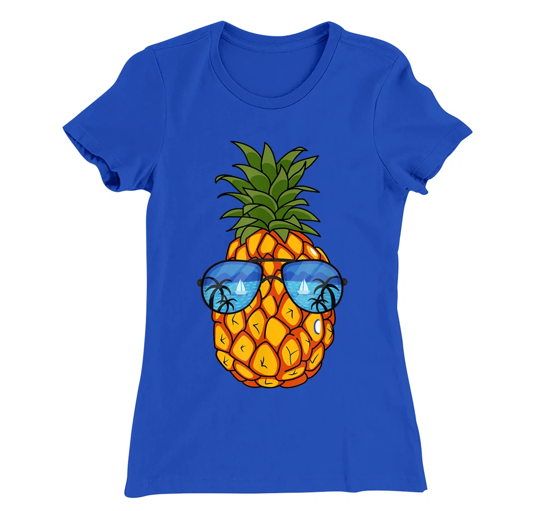Funny Pineapple Sunglasses Aloha Beaches Hawaii Hawaiian Tee T-Shirt, Kid T-Shirt and Women T-Shirt