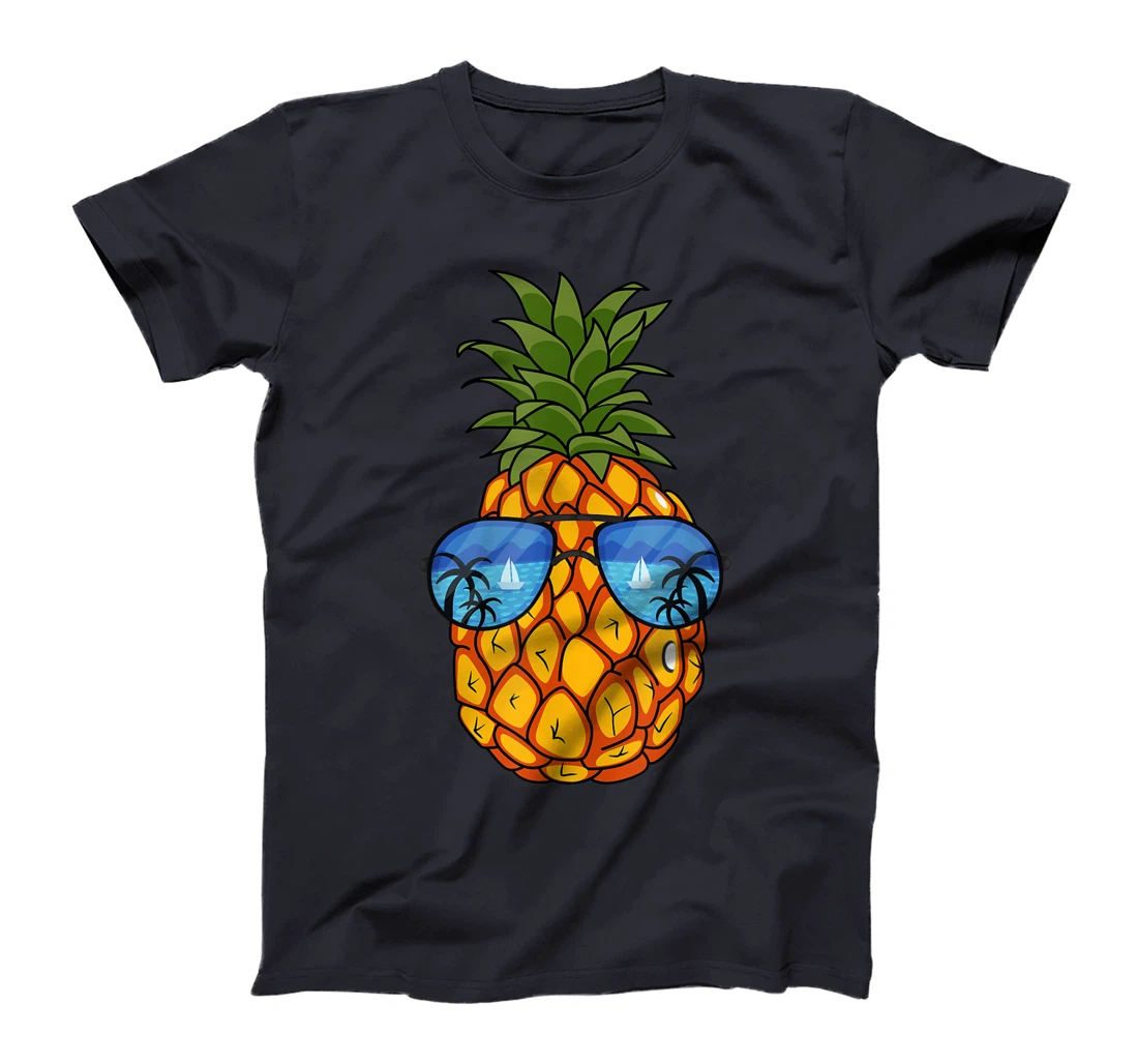 Funny Pineapple Sunglasses Aloha Beaches Hawaii Hawaiian Tee T-Shirt, Kid T-Shirt and Women T-Shirt