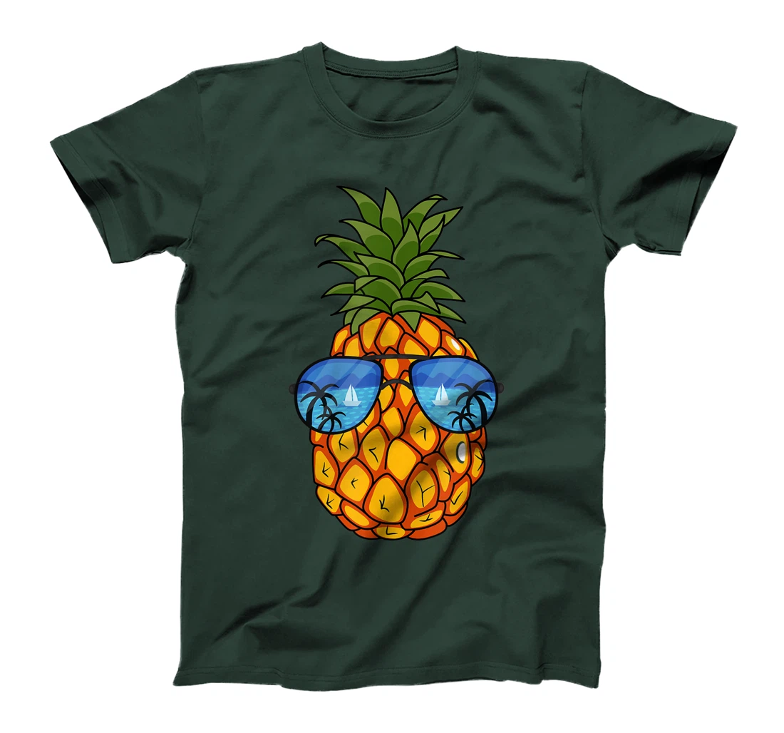 Funny Pineapple Sunglasses Aloha Beaches Hawaii Hawaiian Tee T-Shirt, Kid T-Shirt and Women T-Shirt