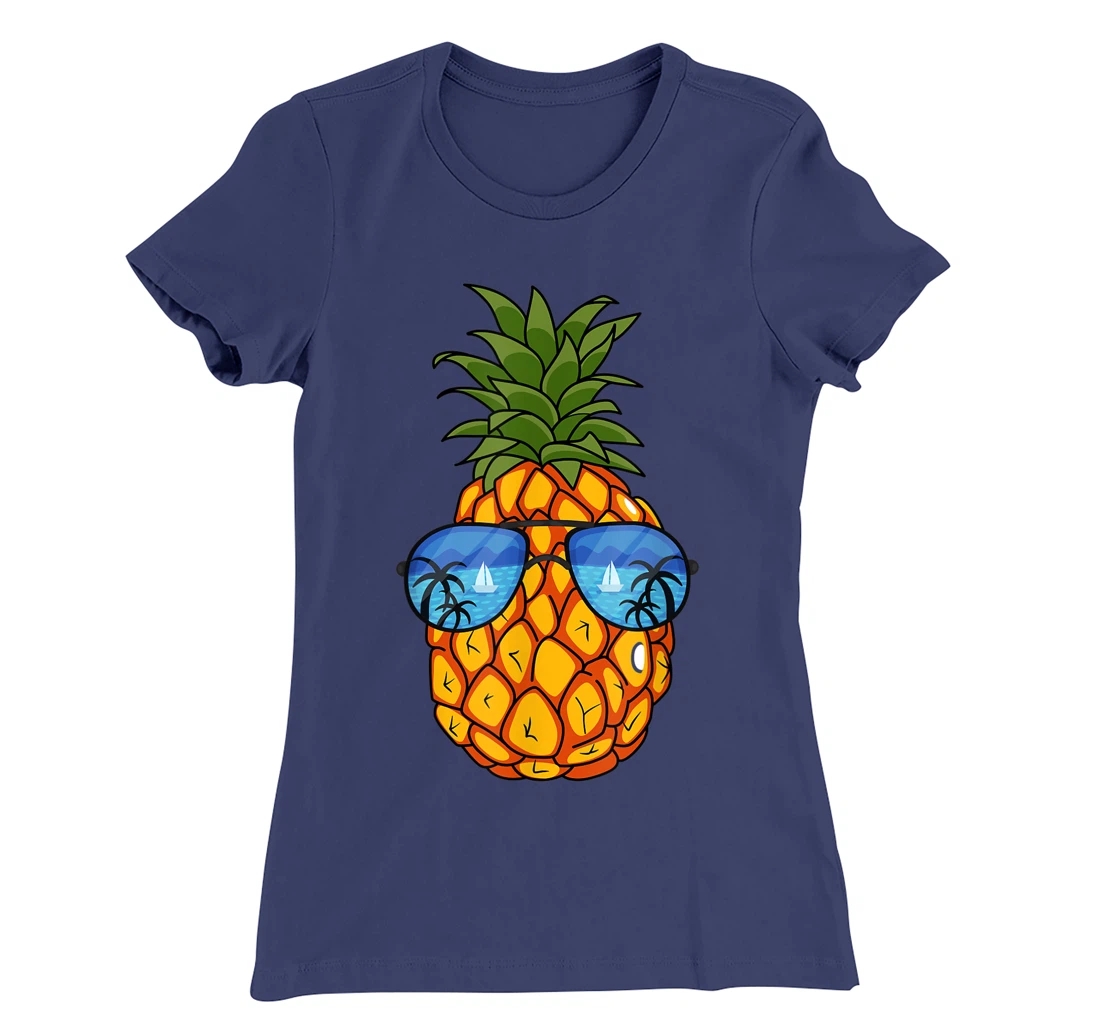 Funny Pineapple Sunglasses Aloha Beaches Hawaii Hawaiian Tee T-Shirt, Kid T-Shirt and Women T-Shirt