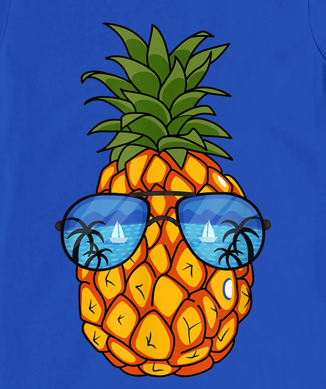Funny Pineapple Sunglasses Aloha Beaches Hawaii Hawaiian Tee T-Shirt, Kid T-Shirt and Women T-Shirt