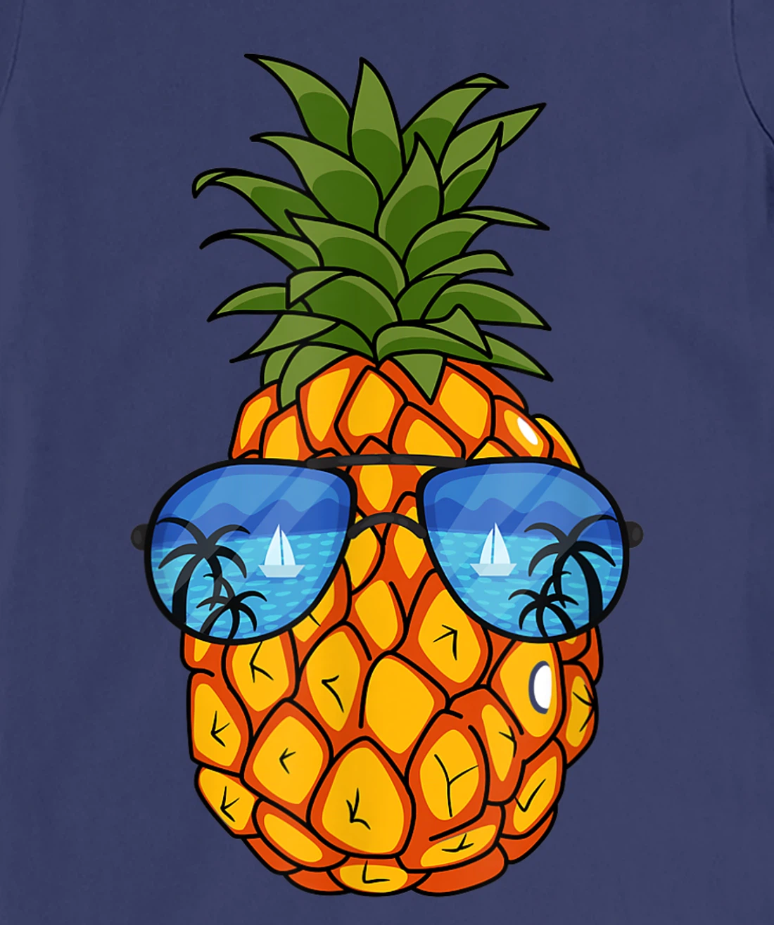 Funny Pineapple Sunglasses Aloha Beaches Hawaii Hawaiian Tee T-Shirt, Kid T-Shirt and Women T-Shirt