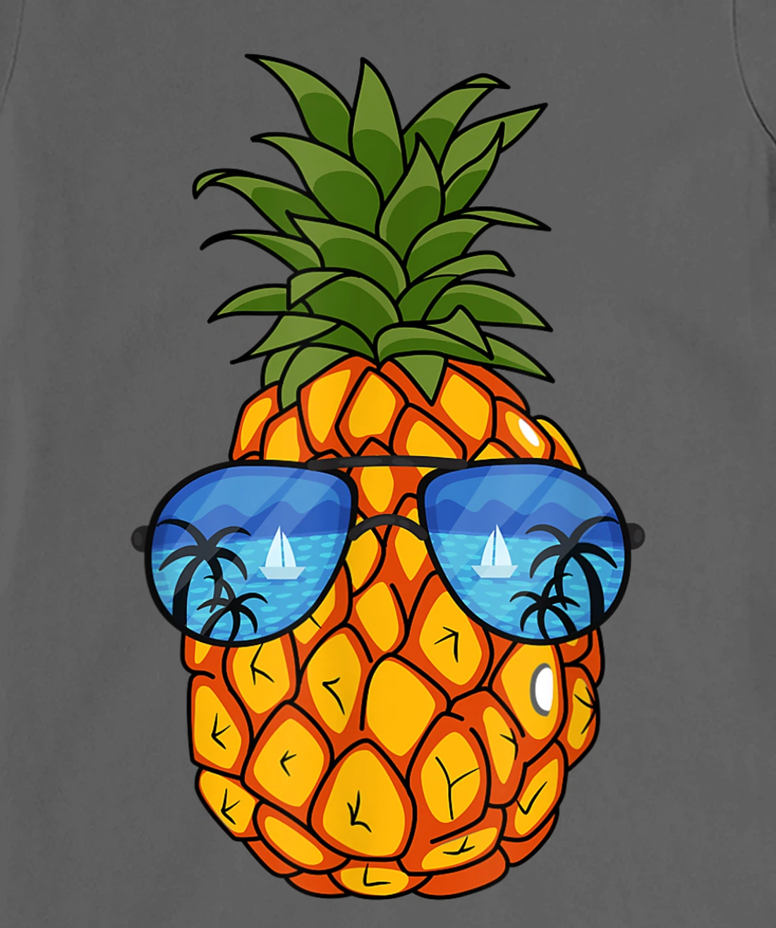 Funny Pineapple Sunglasses Aloha Beaches Hawaii Hawaiian Tee T-Shirt, Kid T-Shirt and Women T-Shirt