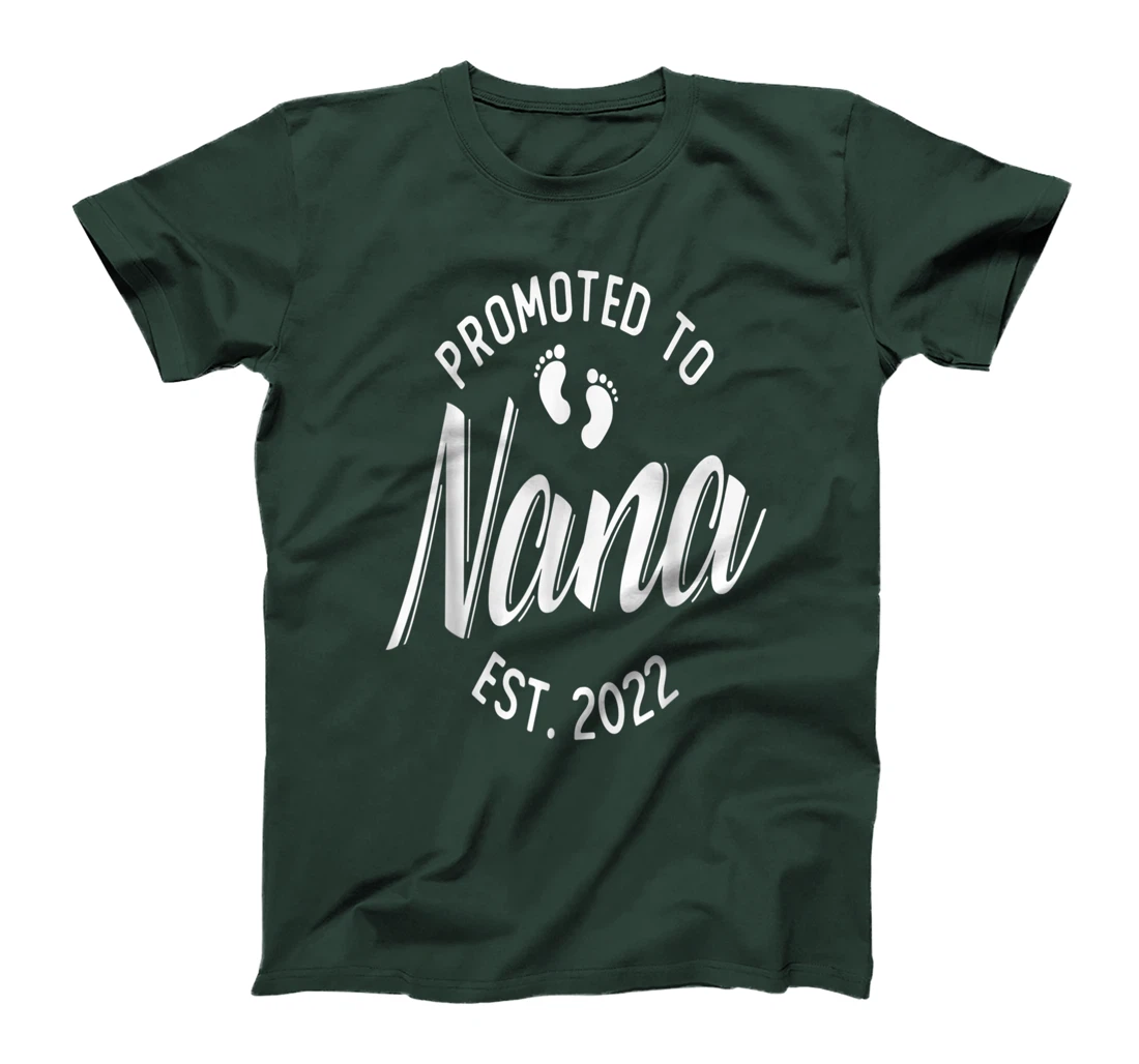 First Time Nana Promoted to Nana 2022 Soon to Be Grandma T-Shirt, Women T-Shirt