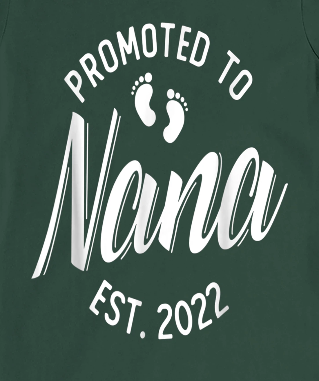 First Time Nana Promoted to Nana 2022 Soon to Be Grandma T-Shirt, Women T-Shirt