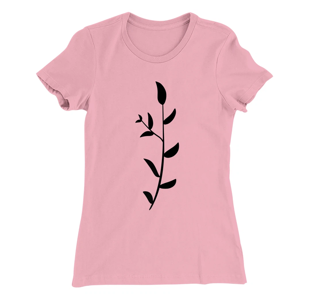 LOUVI24 flower leaf piece gift T-Shirt, Women T-Shirt