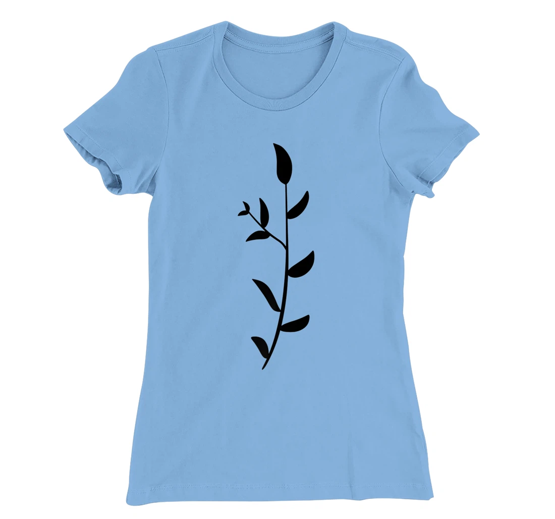 LOUVI24 flower leaf piece gift T-Shirt, Women T-Shirt