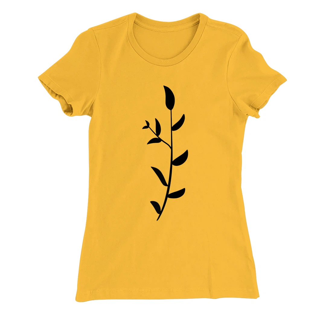 LOUVI24 flower leaf piece gift T-Shirt, Women T-Shirt