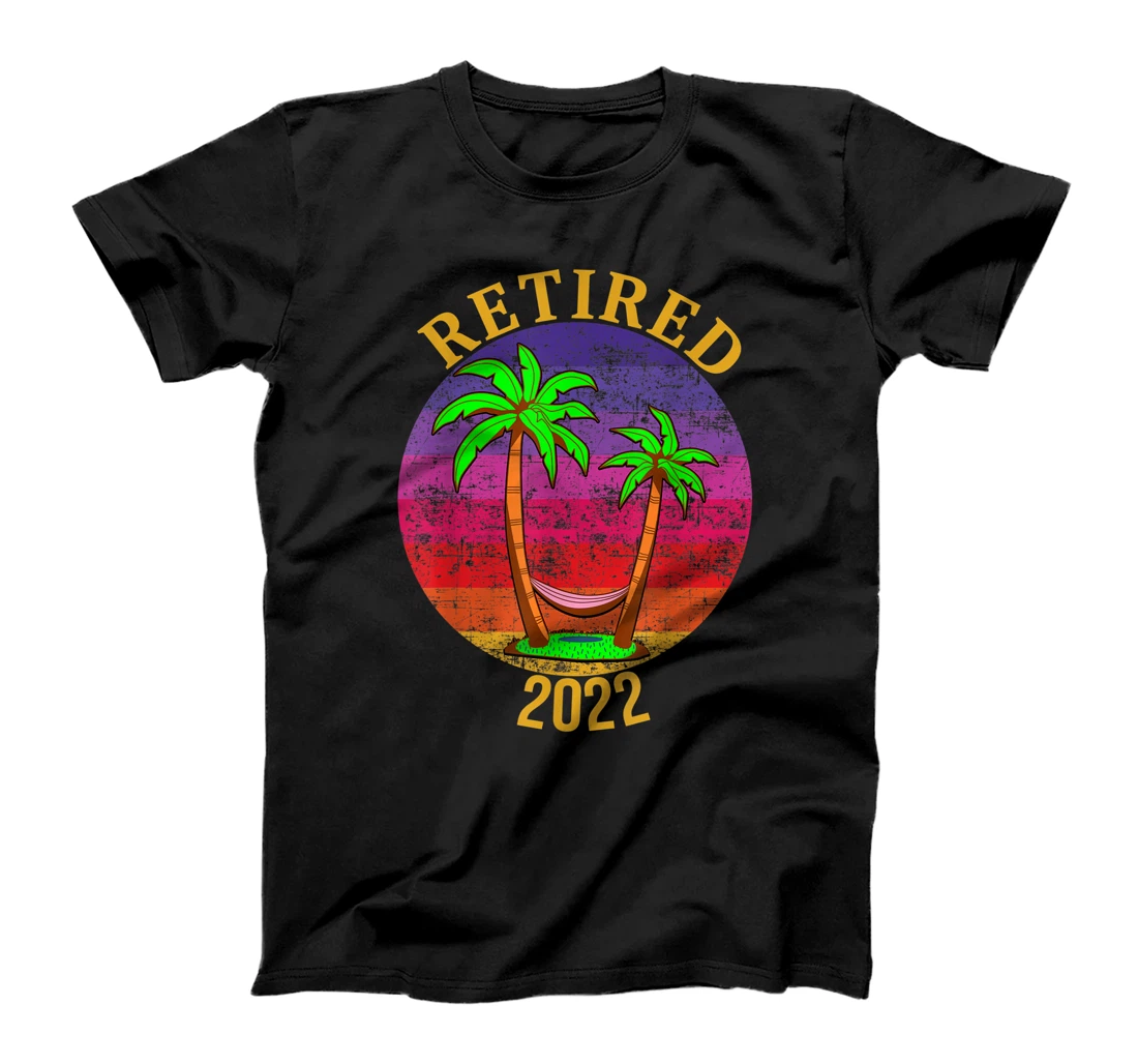 Retired 2022 Beach Palm Trees and Hammock T-Shirt, Women T-Shirt
