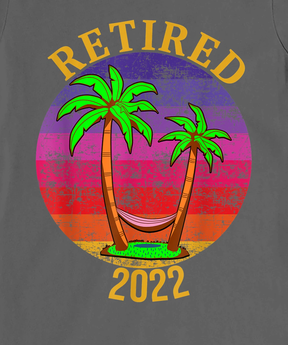 Retired 2022 Beach Palm Trees and Hammock T-Shirt, Women T-Shirt