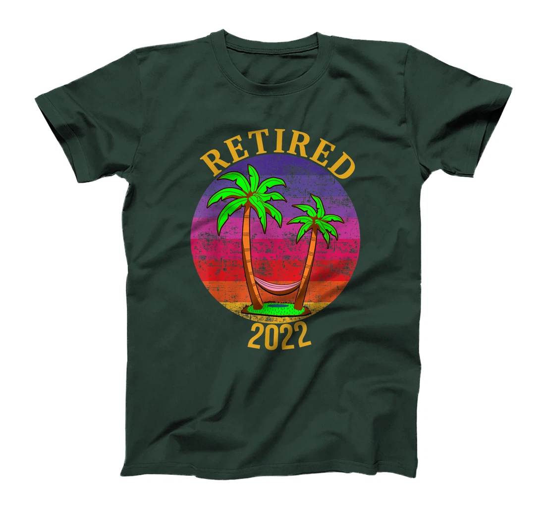 Retired 2022 Beach Palm Trees and Hammock T-Shirt, Women T-Shirt