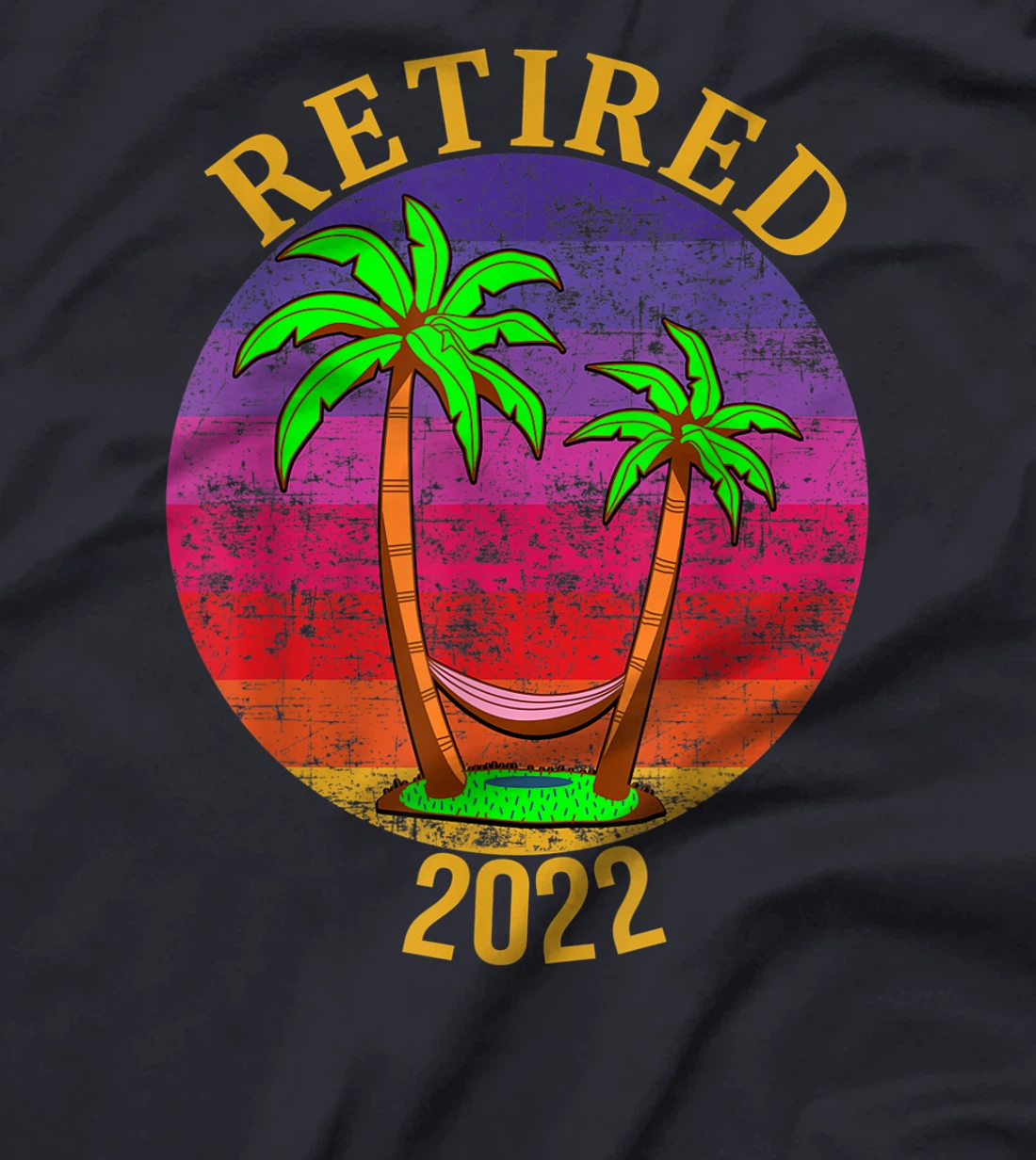Retired 2022 Beach Palm Trees and Hammock T-Shirt, Women T-Shirt