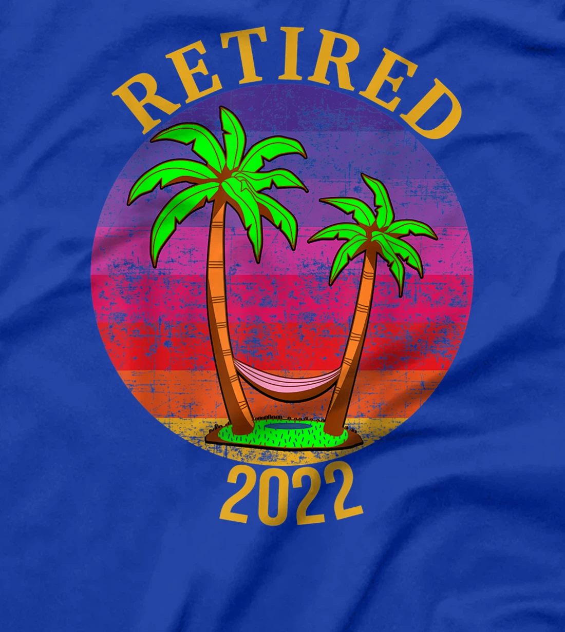 Retired 2022 Beach Palm Trees and Hammock T-Shirt, Women T-Shirt