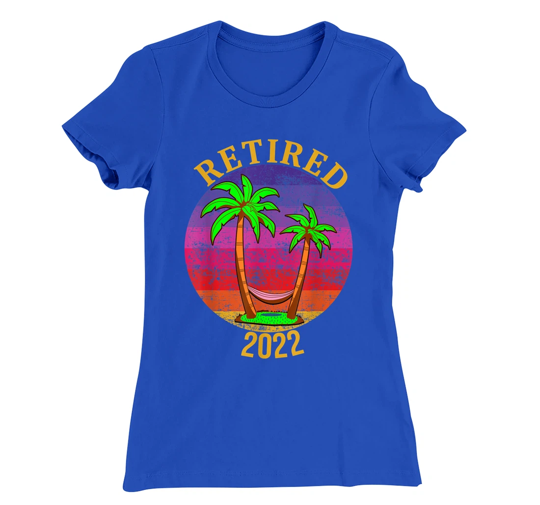Retired 2022 Beach Palm Trees and Hammock T-Shirt, Women T-Shirt