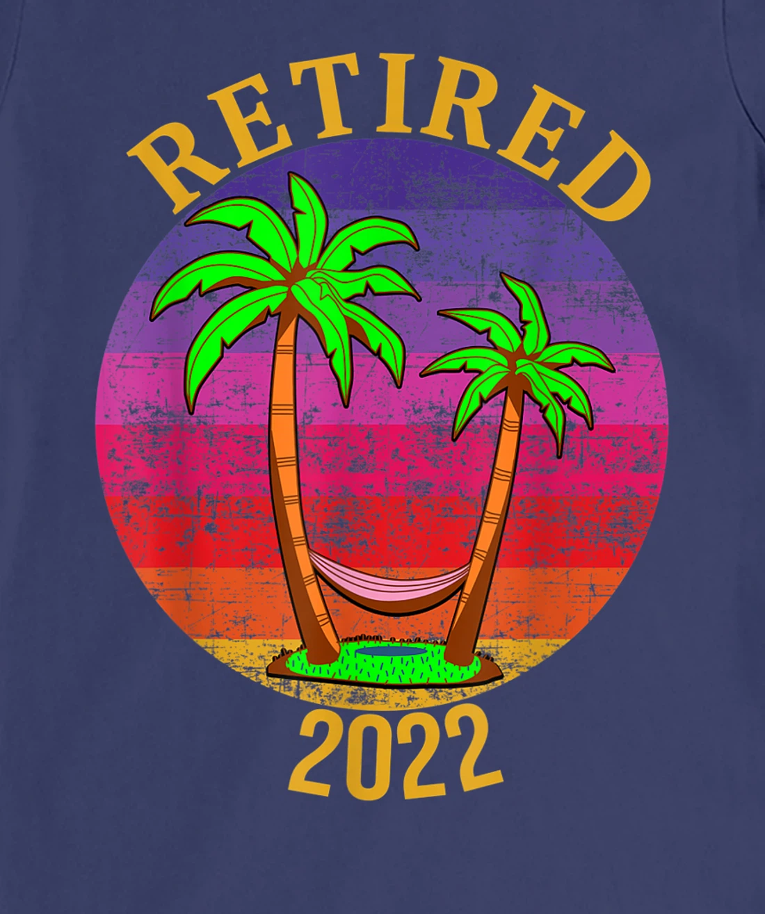 Retired 2022 Beach Palm Trees and Hammock T-Shirt, Women T-Shirt