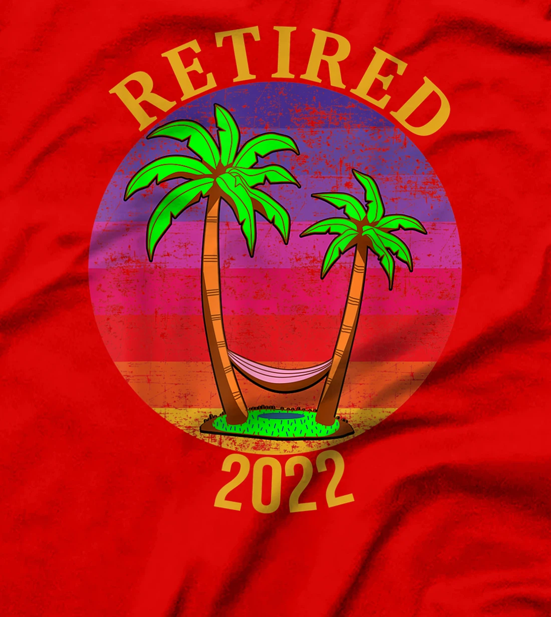 Retired 2022 Beach Palm Trees and Hammock T-Shirt, Women T-Shirt
