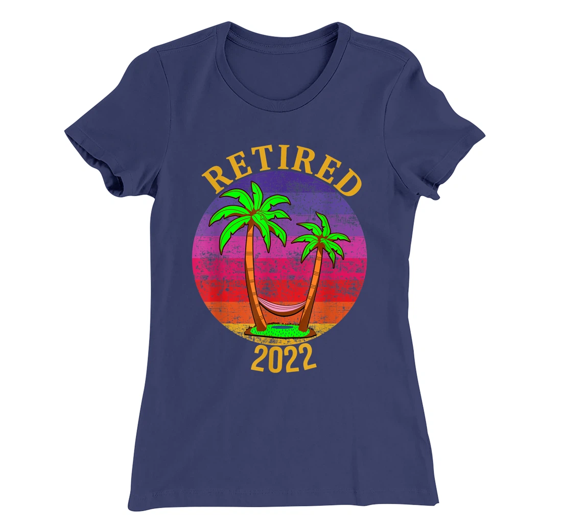 Retired 2022 Beach Palm Trees and Hammock T-Shirt, Women T-Shirt