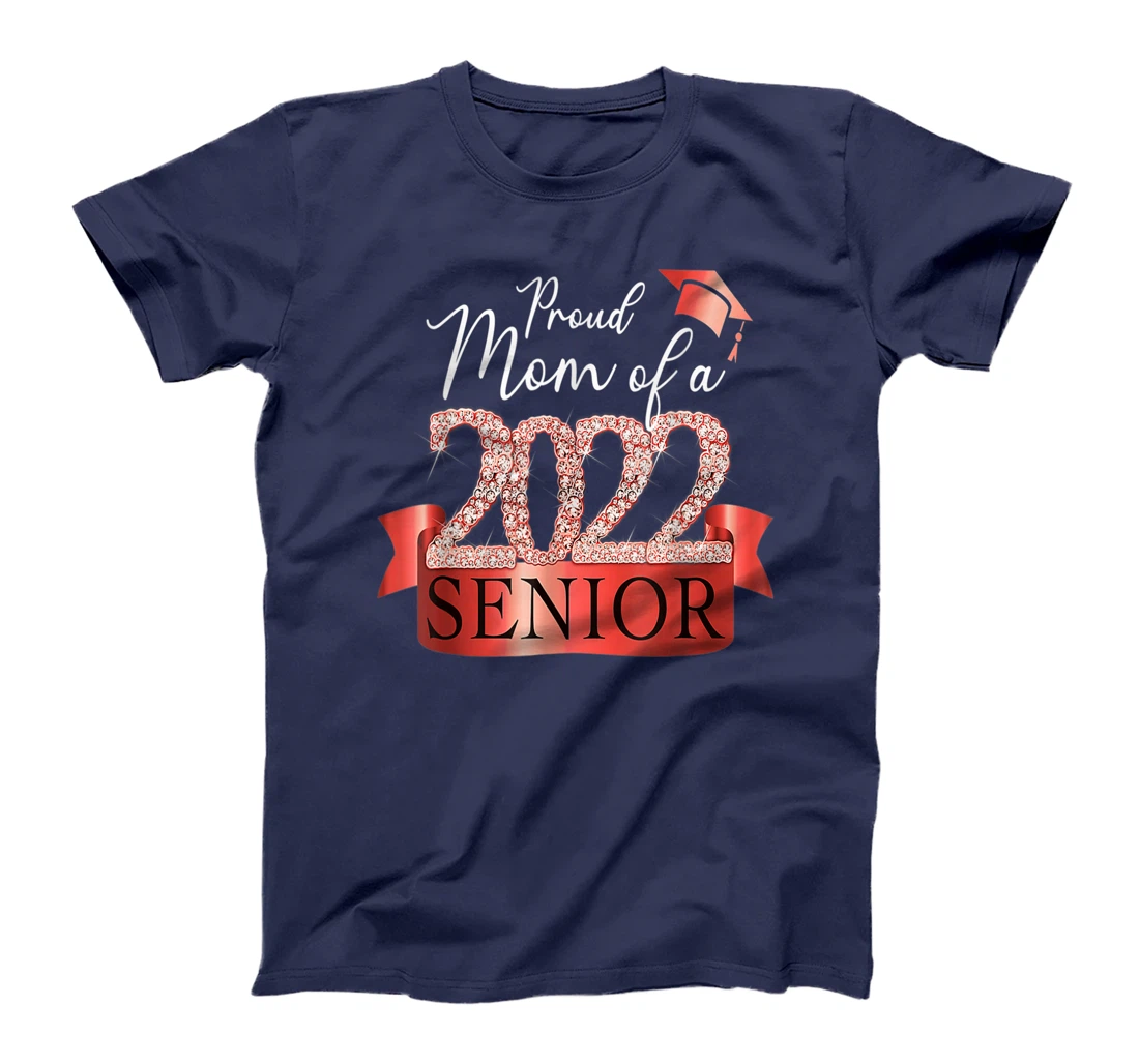 Proud 2022 Senior Mom I Elegant Red Celebration Outfit T-Shirt, Women T-Shirt