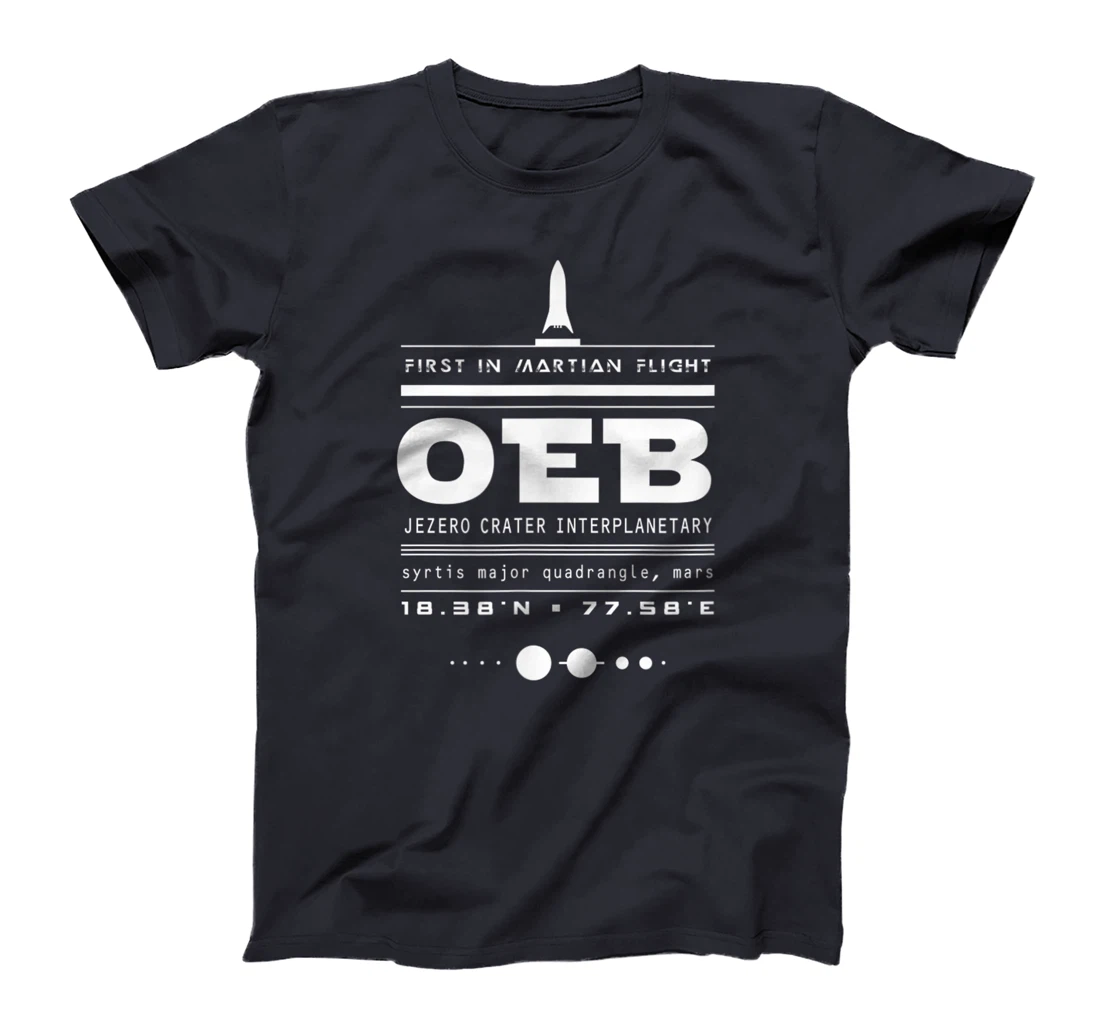 Mars Perseverance Rover Ingenuity Mini-Helicopter Rotorcraft T-Shirt, Women T-Shirt