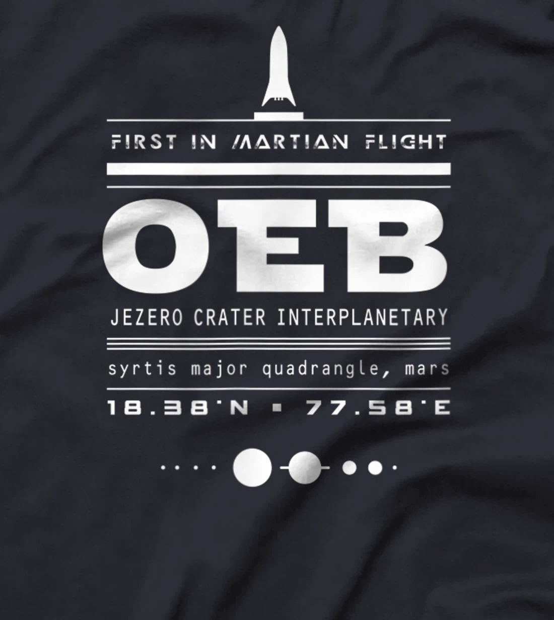 Mars Perseverance Rover Ingenuity Mini-Helicopter Rotorcraft T-Shirt, Women T-Shirt