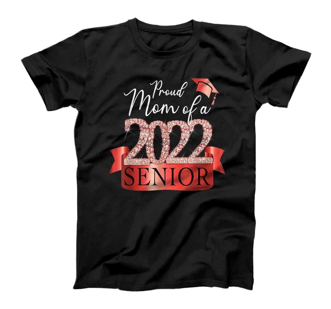 Proud 2022 Senior Mom I Elegant Red Celebration Outfit T-Shirt, Women T-Shirt