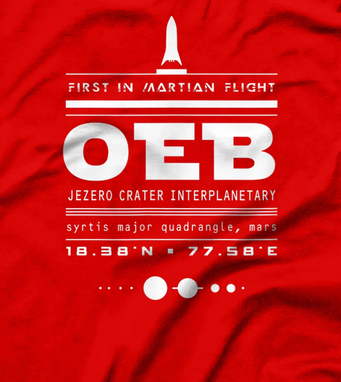 Mars Perseverance Rover Ingenuity Mini-Helicopter Rotorcraft T-Shirt, Women T-Shirt