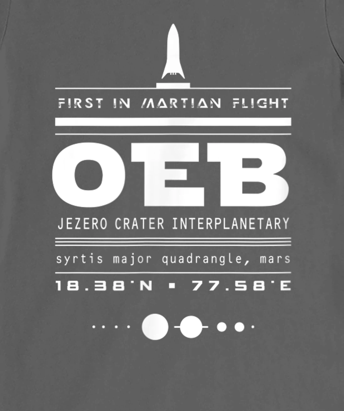 Mars Perseverance Rover Ingenuity Mini-Helicopter Rotorcraft T-Shirt, Women T-Shirt