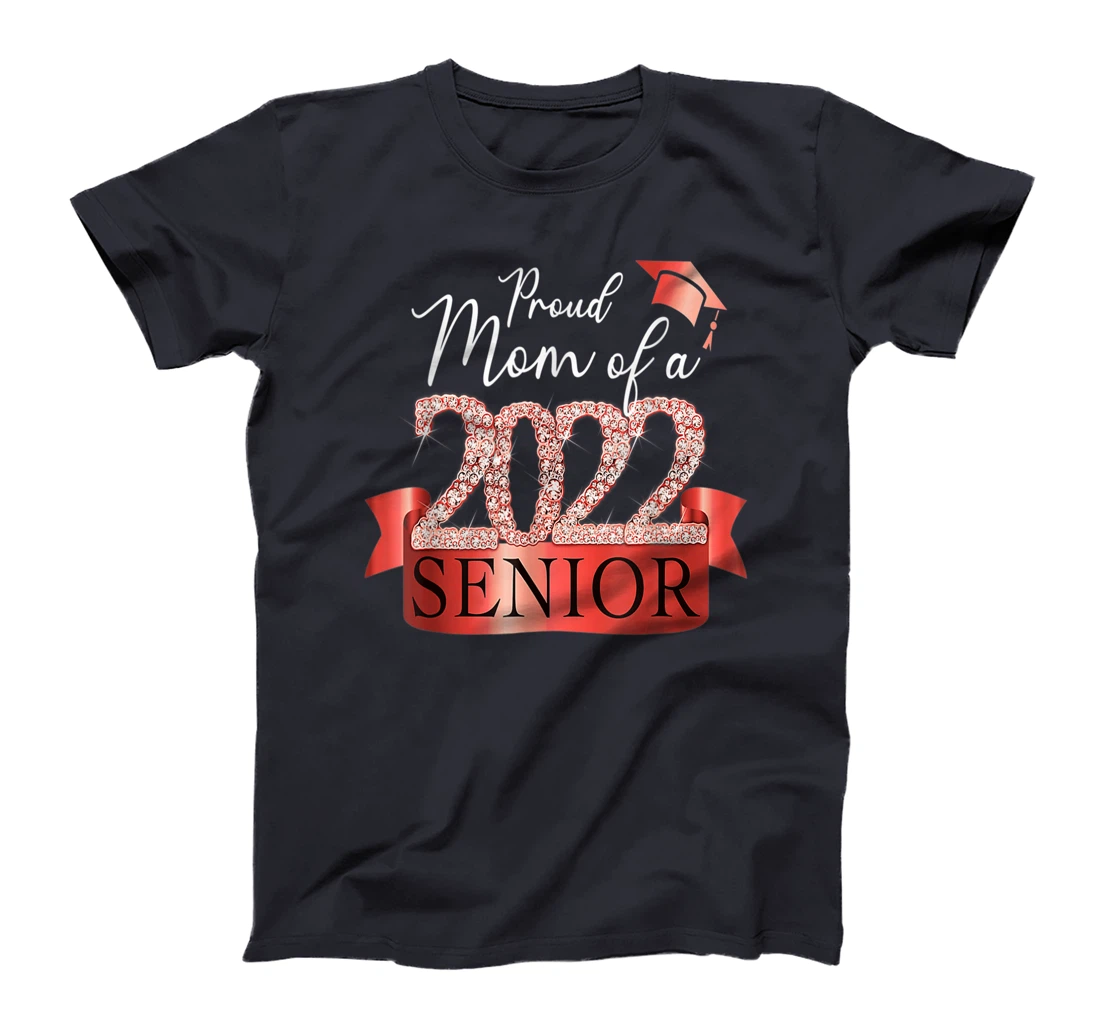 Proud 2022 Senior Mom I Elegant Red Celebration Outfit T-Shirt, Women T-Shirt