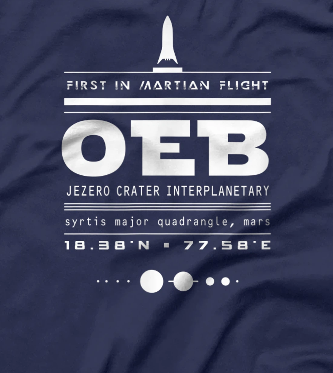 Mars Perseverance Rover Ingenuity Mini-Helicopter Rotorcraft T-Shirt, Women T-Shirt