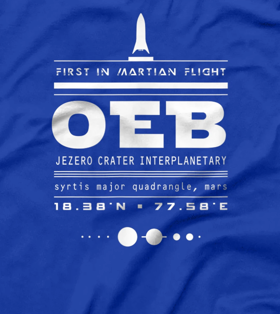 Mars Perseverance Rover Ingenuity Mini-Helicopter Rotorcraft T-Shirt, Women T-Shirt