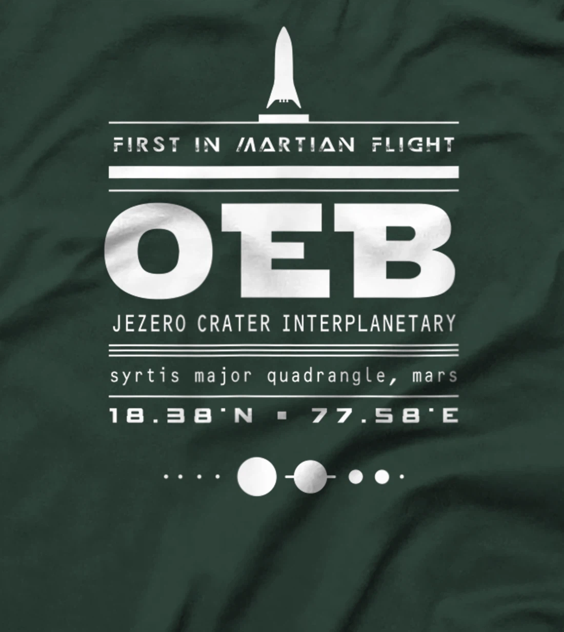 Mars Perseverance Rover Ingenuity Mini-Helicopter Rotorcraft T-Shirt, Women T-Shirt