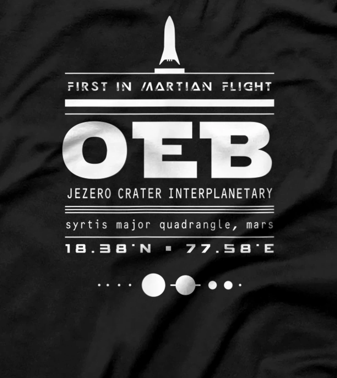 Mars Perseverance Rover Ingenuity Mini-Helicopter Rotorcraft T-Shirt, Women T-Shirt