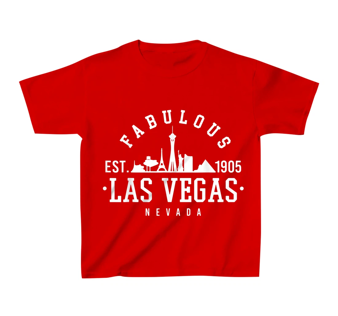 Fabulous Las Vegas Nevada Skyline Classic Sport T-Shirt, Kid T-Shirt and Women T-Shirt