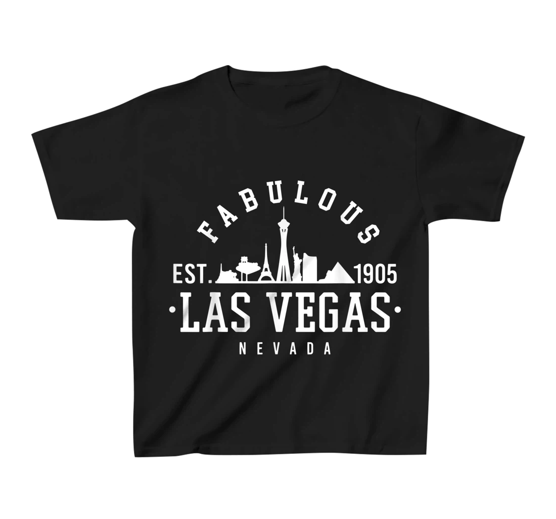 Fabulous Las Vegas Nevada Skyline Classic Sport T-Shirt, Kid T-Shirt and Women T-Shirt