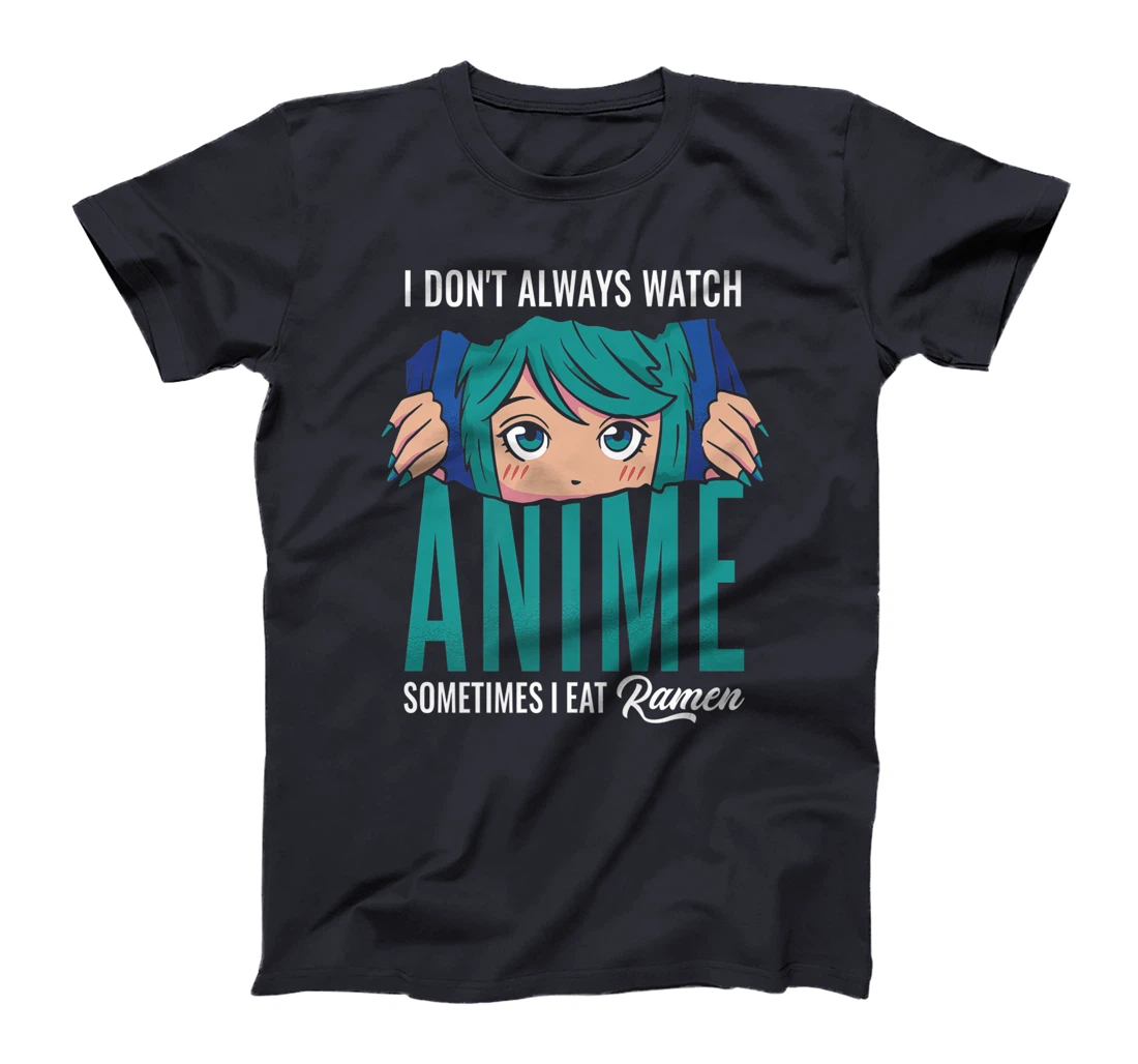 Anime Sometimes Ramen, Big Eyes, Watch Manga Cosplay Outfit T-Shirt, Women T-Shirt