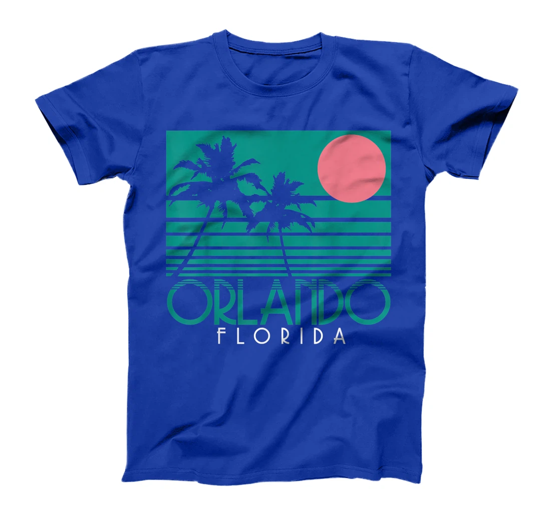 Orlando Florida FL Palm Trees Surf Vintage Retro T-Shirt, Kid T-Shirt and Women T-Shirt